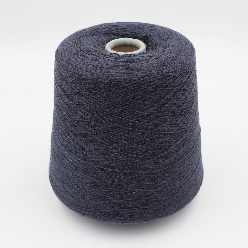 Yarn 2/28 100% Cashmere color blue cones 480gr