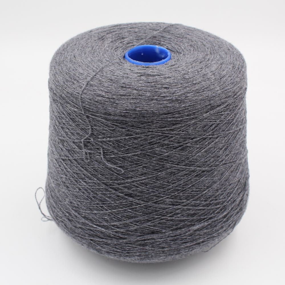Yarn 2/28 100% Cashmere color medium grey cones 460gr