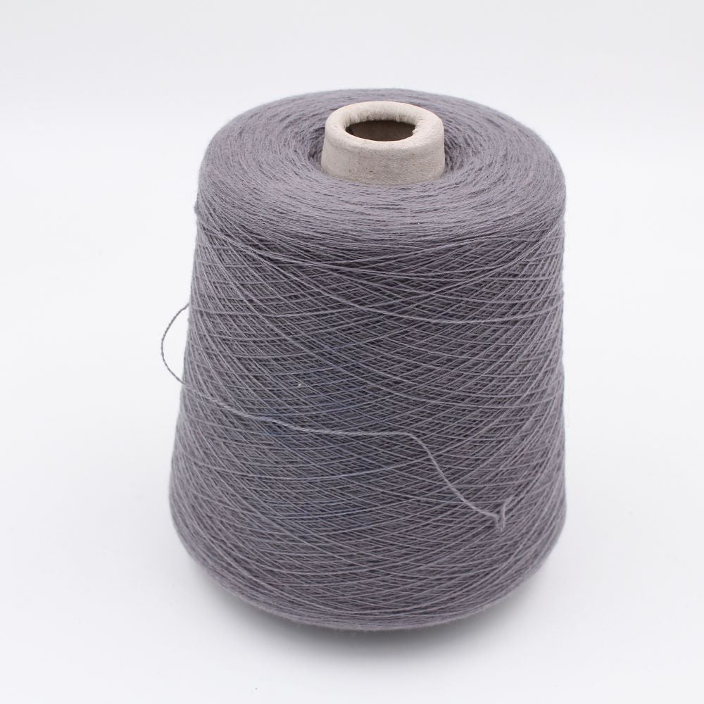 Yarn 2/28 100% Cashmere color medium grey cones 620gr