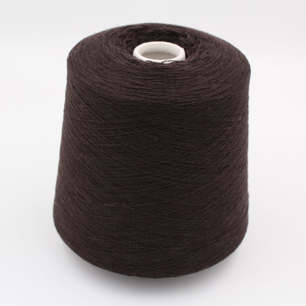 2/28 70% merino extrafine 30% cashmere colore marrone rocche 500gr