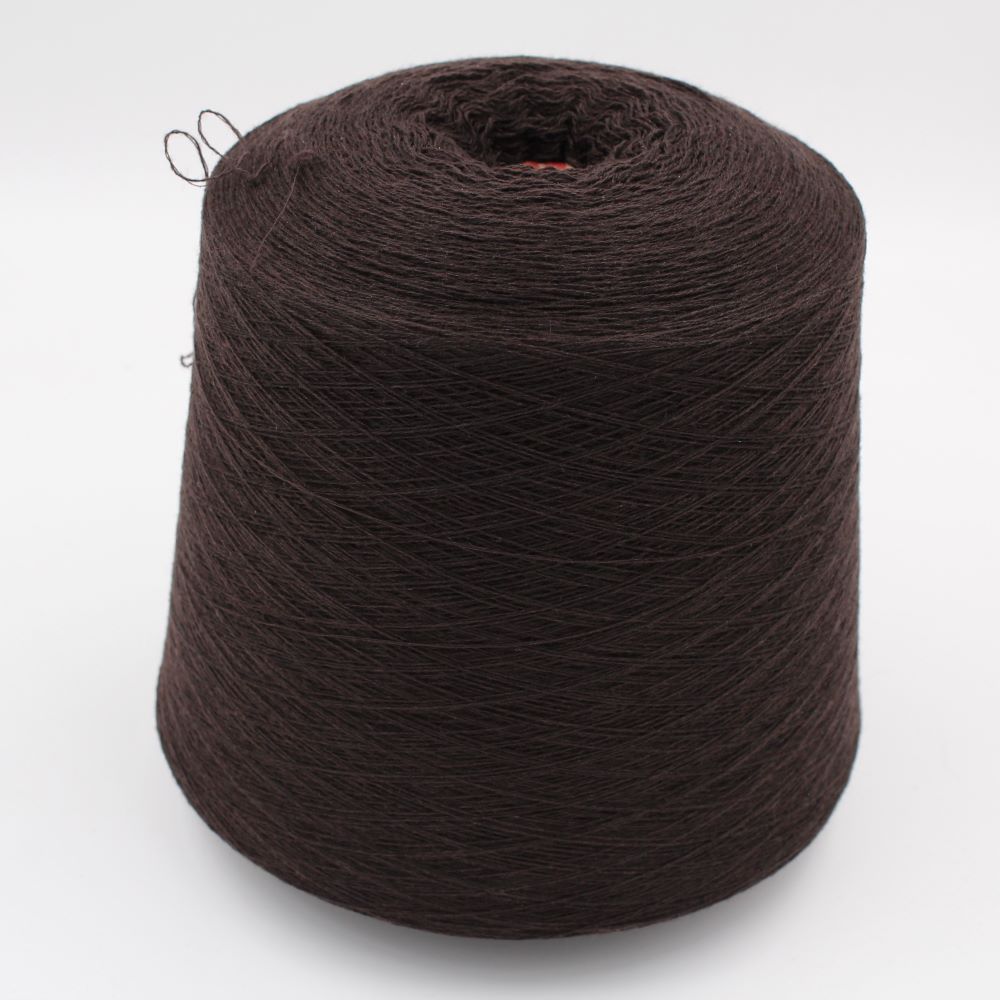 2/28 70% merino extrafine 30% cashmere colore marrone rocche 530gr