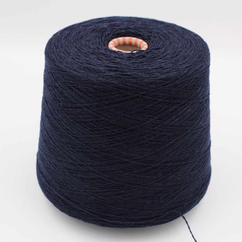 Cashmere 100% nm 2/14 colore blu rocche 490gr