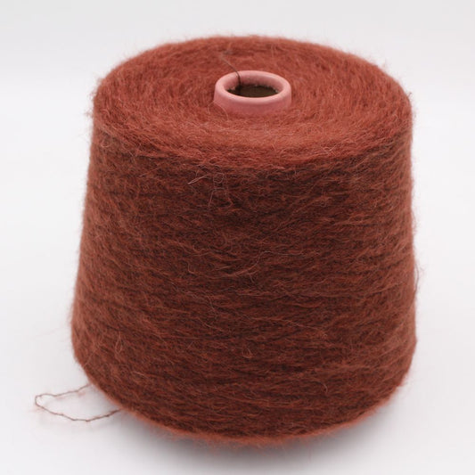 Filato 60% Alpaca 40% Poliammide nm 9000 colore marrone rocche 510 gr