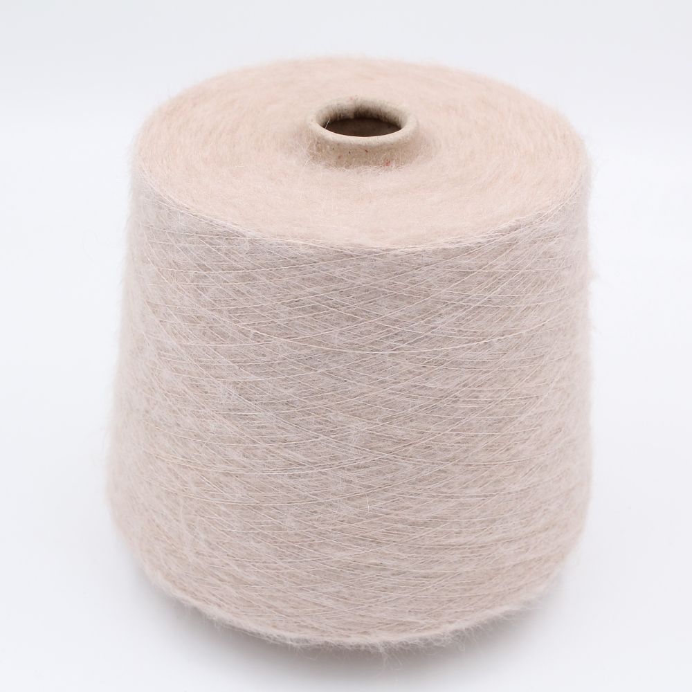 Yarn 60% Alpaca 40% Polyamide nm 9000 color beige cones 480 gr