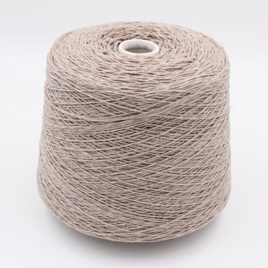 Filato Cashmere 100% nm 5/14 colore beige melange rocche 550 gr