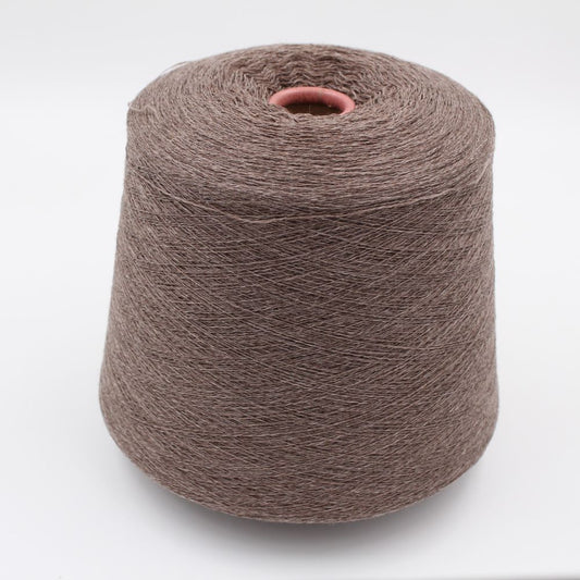 2/28 70% extrafine merino 30% cashmere color dark brown cones 520 gr
