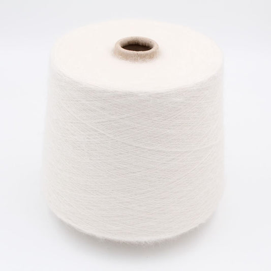 Filato 60% Alpaca 40% Poliammide nm 9000 colore bianco rocche 490 gr