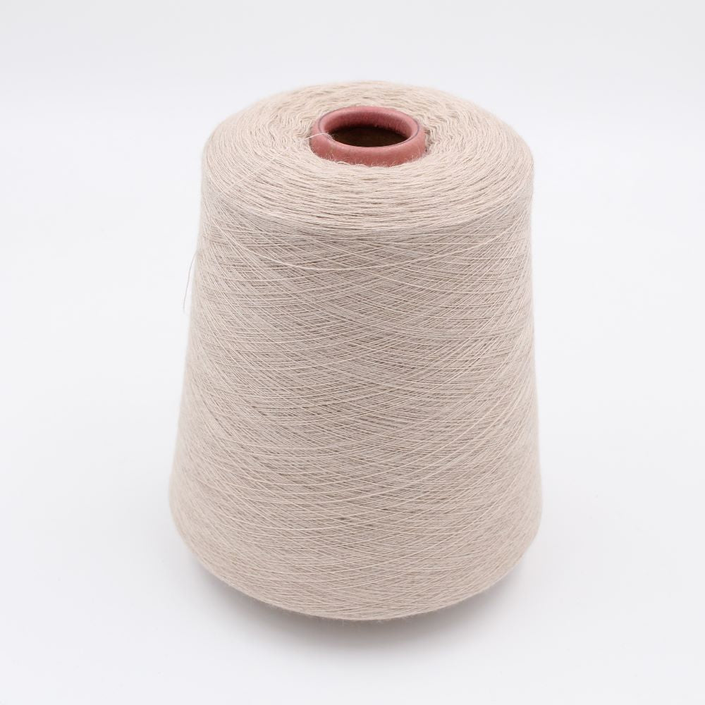 Yarn Cashmere 100% nm. 2/48 color beige cones 660 gr
