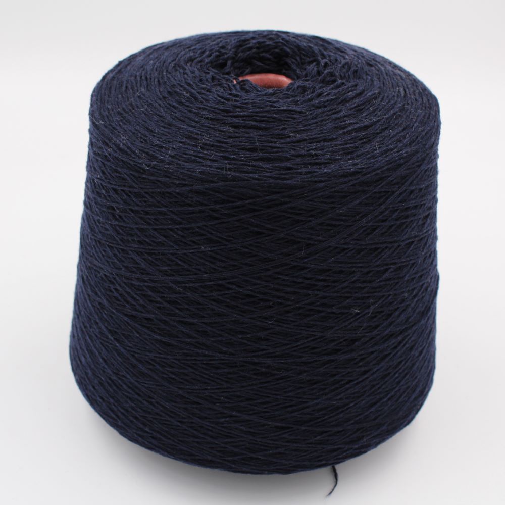 Cashmere 100% nm 2/14 colore blu rocche 490gr