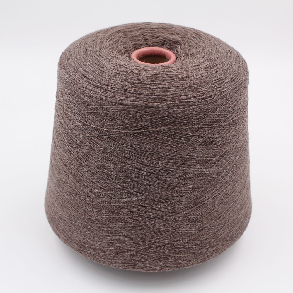 2/28 70% extrafine merino 30% cashmere color dark brown cones 510 gr