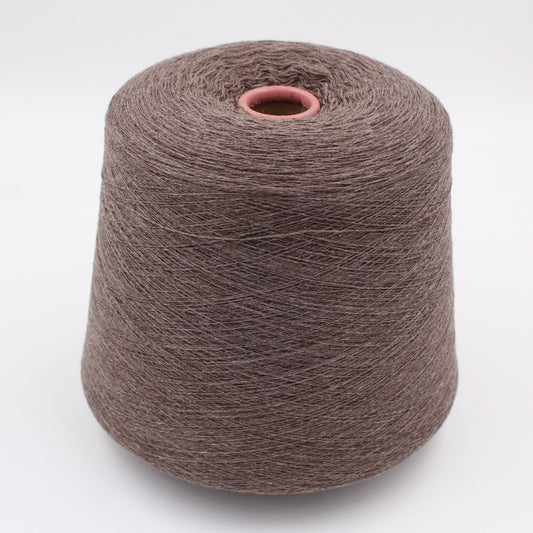2/28 70% extrafine merino 30% cashmere color dark brown cones 510 gr