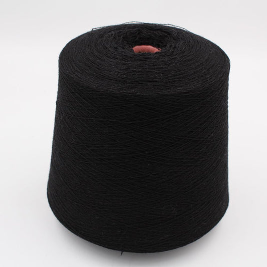 2/28 70% extrafine merino 30% cashmere color black cones 480 gr