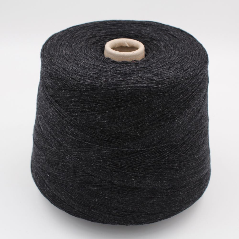2/28 70% merino extrafine 30% cashmere colore antracite rocche 550gr