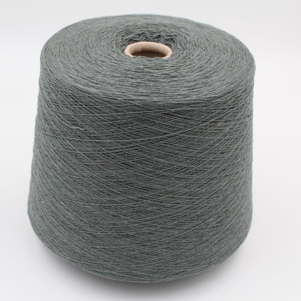 Filato 2/28 100% Cashmere colore verde rocche 550gr