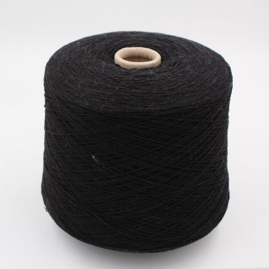 2/25 70% extrafine merino 30% cashmere color black cones 780 gr
