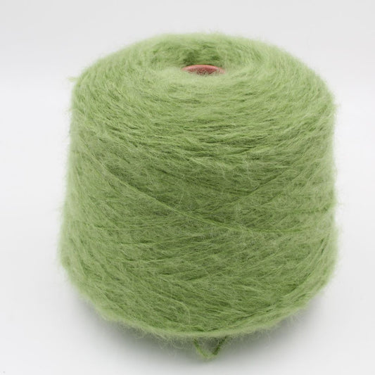 Filato 60% Alpaca 40% Poliammide nm 9000 colore verde rocche 470 gr