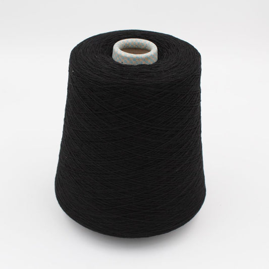 Yarn 2/28 100% Cashmere color black cones 560gr