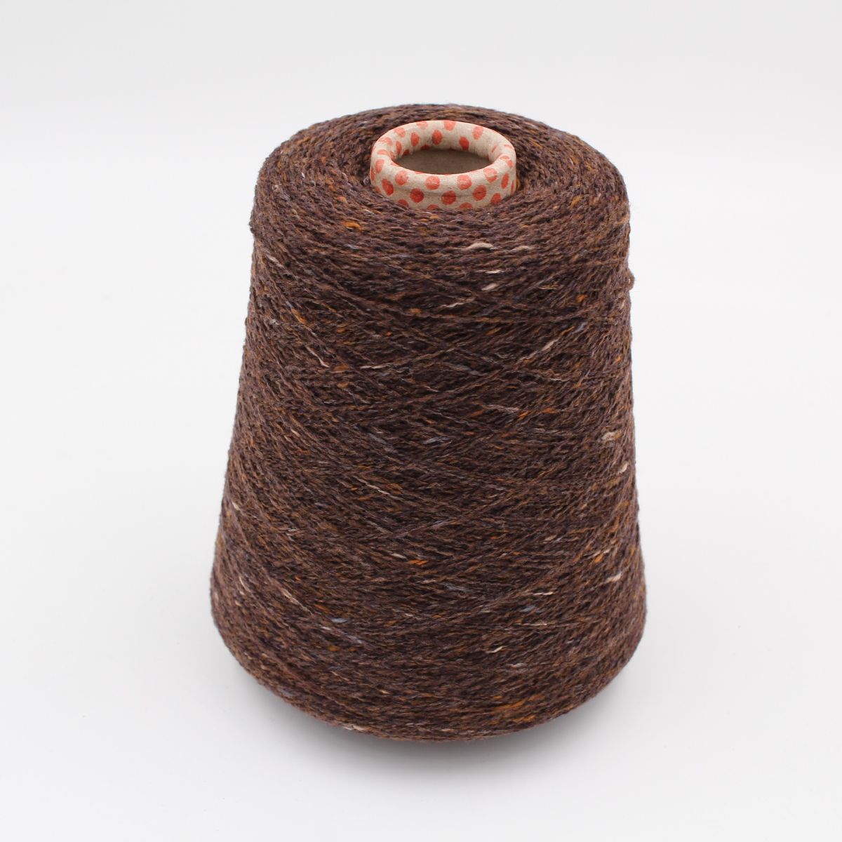 Yarn 70% Merinos 30% Cashmere 6700 color rust cones 400 gr