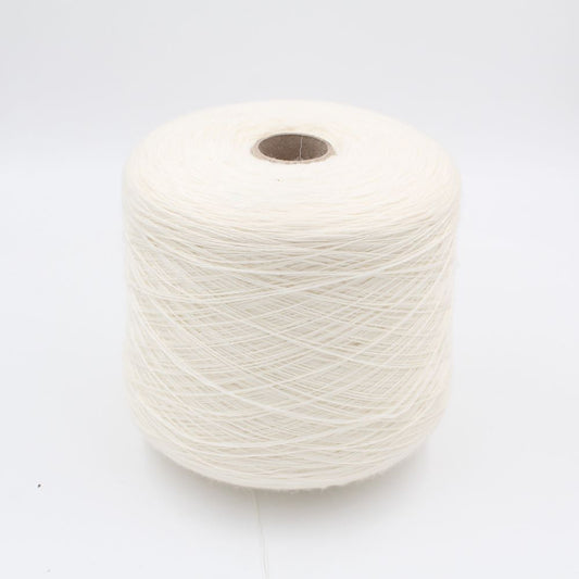Cashmere 100% nm 2/14 colore bianco rocche 530gr