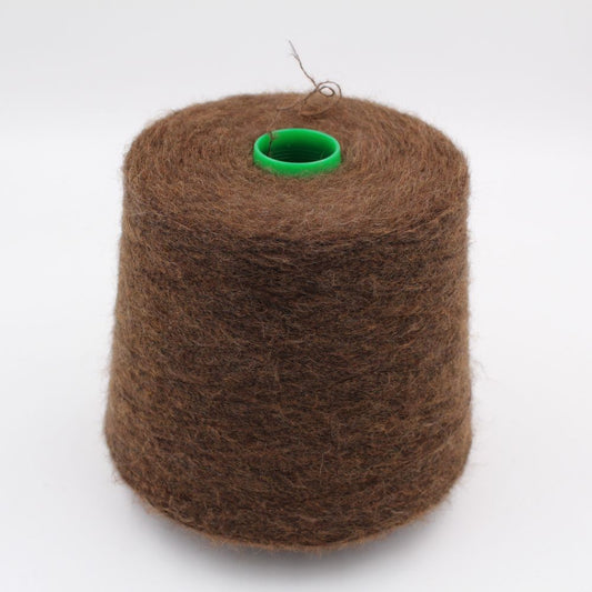 Filato 60% Alpaca 40% Poliammide nm 10000 colore marrone rocche 450gr
