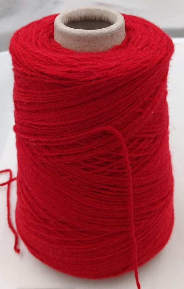 100% Cashmere riciclato 3250 colore rosso rocche 470 gr