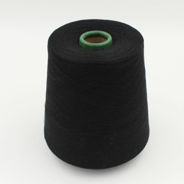 3/80 100% cashmere color black cone 460 gr