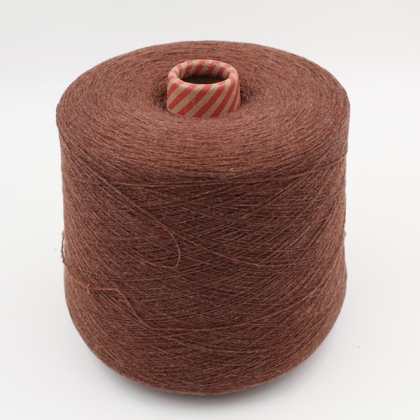 2/26 100% cashmere colore marrone melange rocche 540 gr