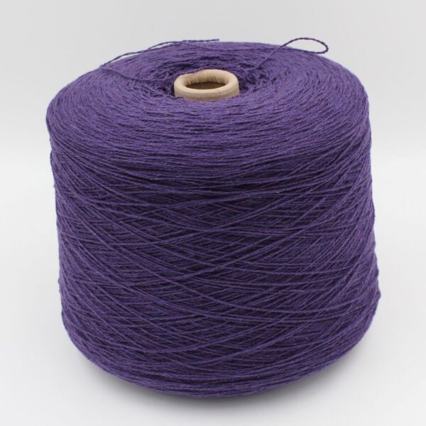2/13 100% Recycled Cashmere color violet cones 500 gr