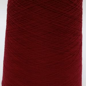 Yarn 2/60 100% Cashmere color burgundy cones 490 gr