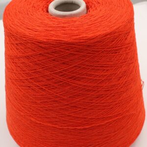 Cashmere yarn 9800 color orange cones 480 gr