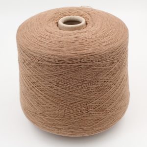 Cashmere yarn 2/28 for machine 12 color beige cones 590 gr