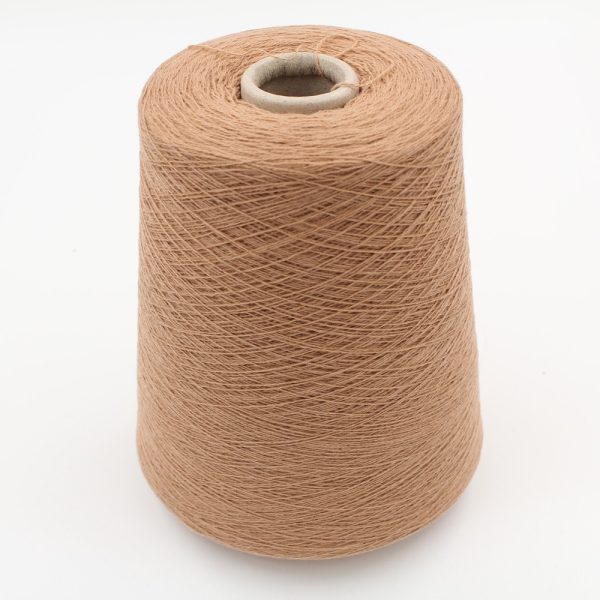Filato 2/28 100% Cashmere per macchina 12 colore beige rocche 510 gr