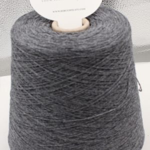 100% cashmere yarn 7200 color grey cones 690 gr