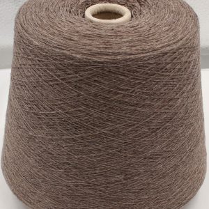 Yarn 2/27 100% Cashmere for knitting machine 12 color dark brown cones 540 gr