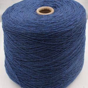 Yarn 80% cashmere 20% merino extrafine 4/14 color blue melange cones 510 gr