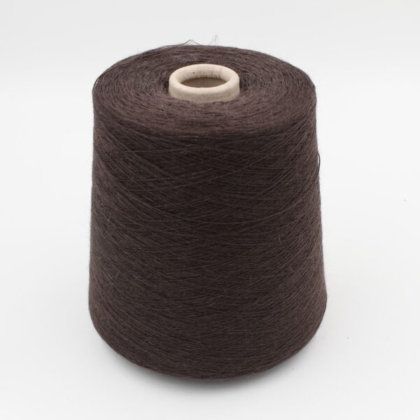 100% Baby Alpaca yarn 2/16 color brown cones 510 gr