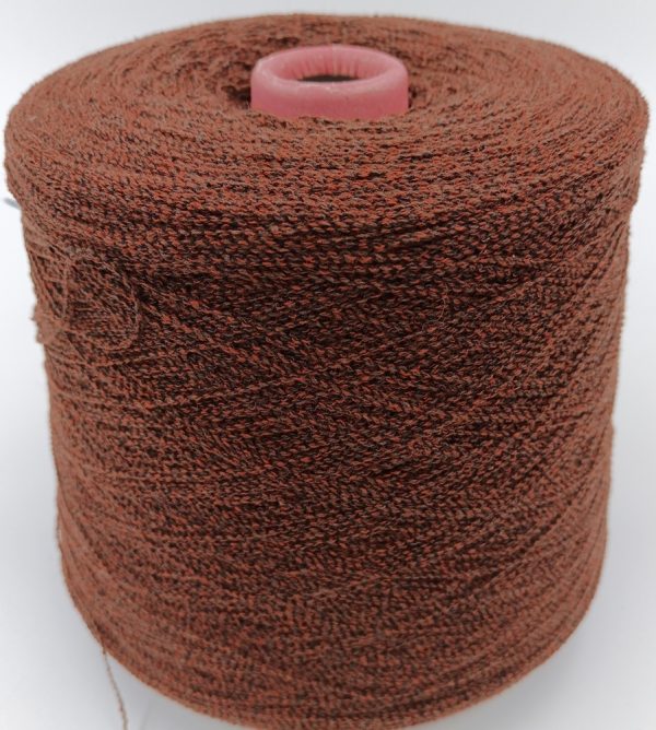 silk 40% cashmere 60% yarn 6000 color brown mouline cones 500 gr