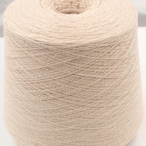 Yarn for knitting machine 2/30 70% merino extrafine 30% cashmere color beige cones 600 gr