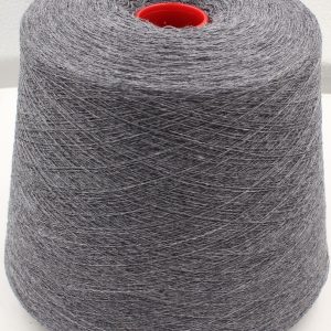 Yarn for knitting machine 2/28 70% merino extrafine 30% cashmere color light grey cones 600 gr