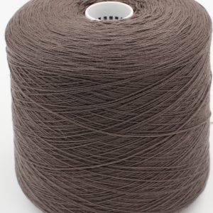 yarn wool merino extrafine 90% cashmere 10% 4x2/48 color brown cones 500 gr
