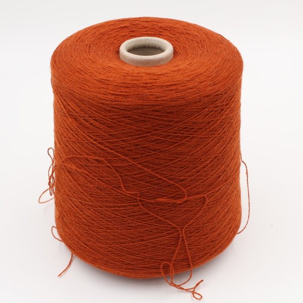Filato 2/27 100% Cashmere per macchina 12 colore tabacco rocche 650 gr