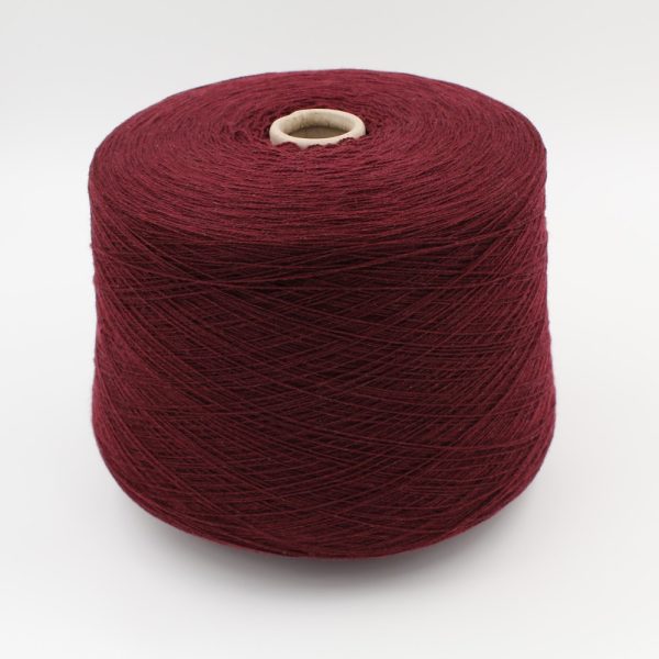 Filato 2/28 100% Cashmere colore bourdeaux rocche 610 gr