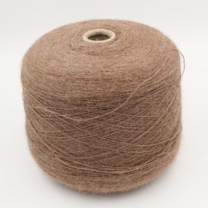 100% Baby Alpaca yarn 2/16 color dark beige cones 510 gr