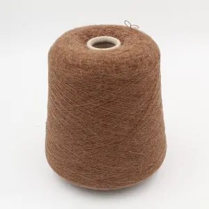 Yarn Baby Alpaca 2/28 color brown cones 420 gr