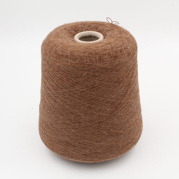 Yarn Baby Alpaca 2/28 color brown cones 420 gr