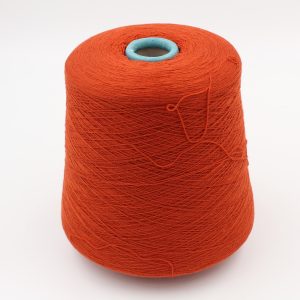 100% cashmere yarn nm 2/36 color brick cones 640 gr