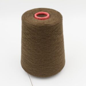 100% Baby Alpaca yarn 2/16 color brown cones 690 gr