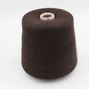 100% Baby Alpaca yarn 2/16 color brown cones 620 gr
