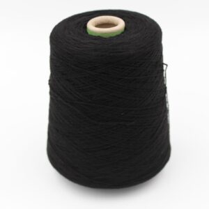 COARSEHAIR 100% cashmere 2/11 color black cones 470 gr