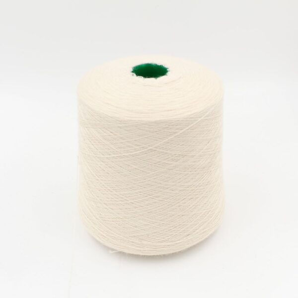 100% Baby Alpaca yarn 2/24 color natural white cones 500 gr
